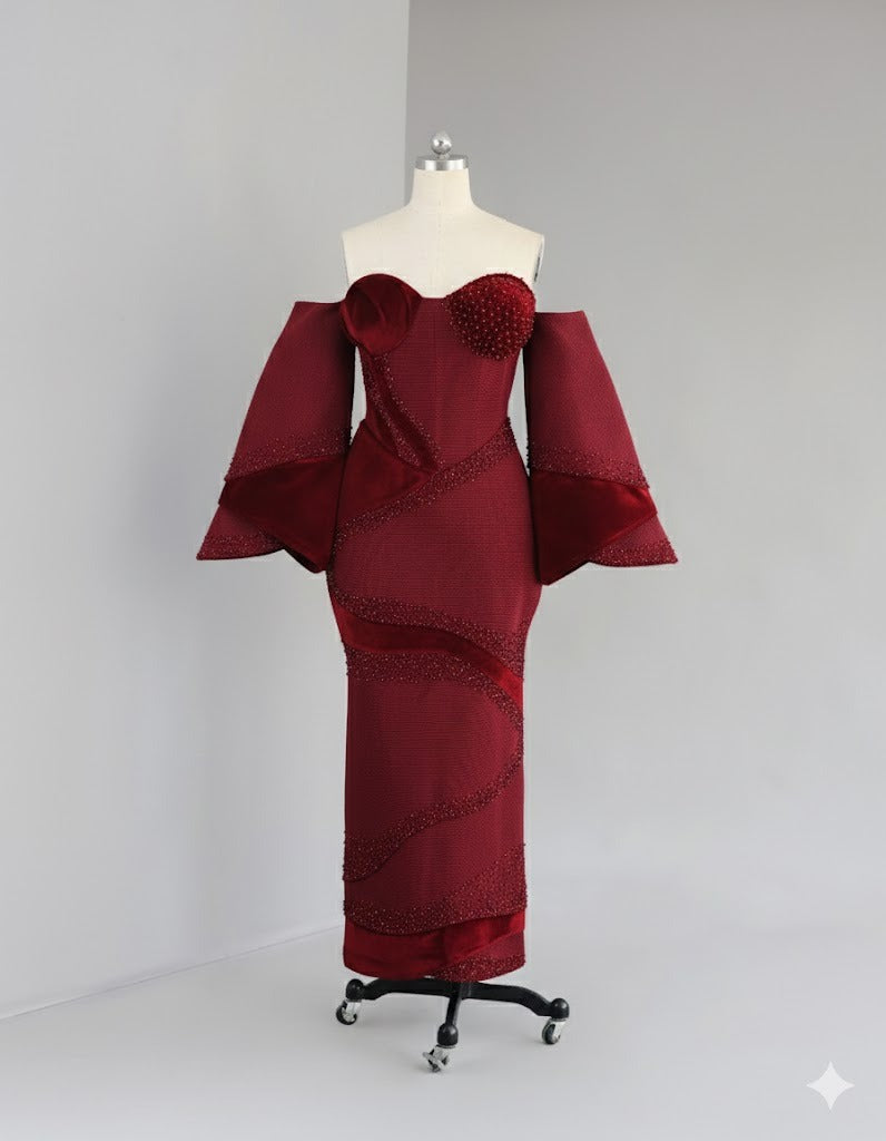 The "Bulanko" Aso Oke Dress