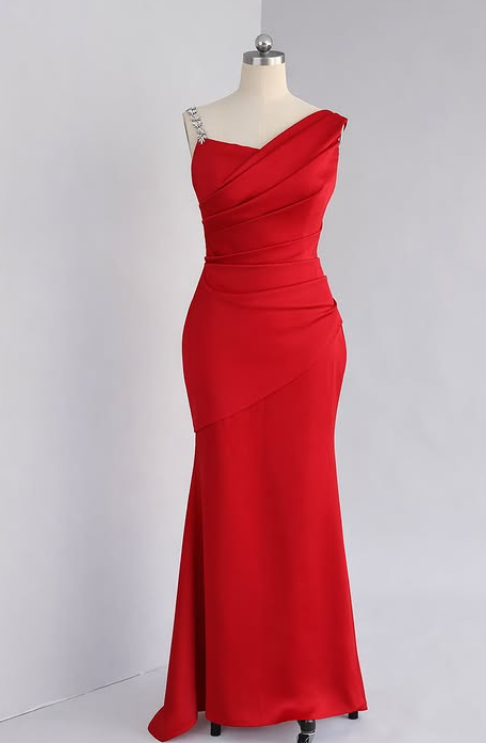 nigerian mermaid dresses Shop A Red One Shoulder Mermaid Dress Online Nigeria