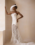Tulle Trim Gown/Dress